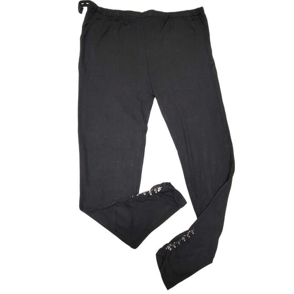 Maternity Black Leggings with Sequins - One Size Fits Most- NWT